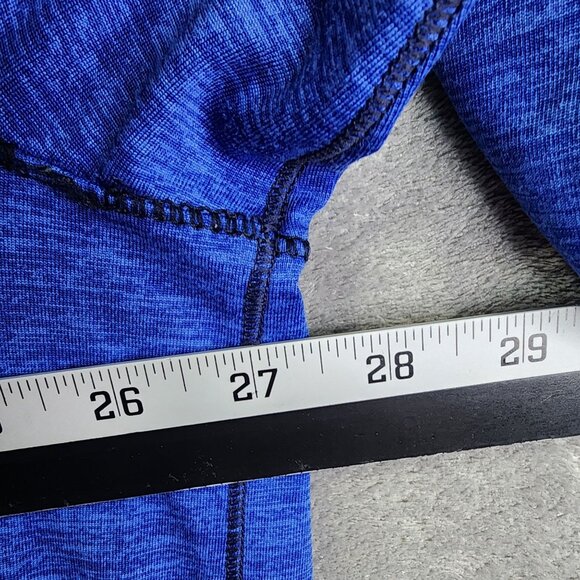 Mens Blue Roundtree & Yorke Performance Henley Shirt Long Sleeve Size 2XB - Picture 5 of 7